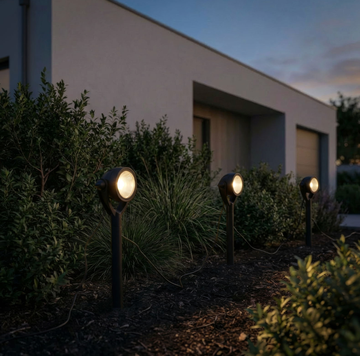 Gartenlampen mit Solar - 3 Stk.