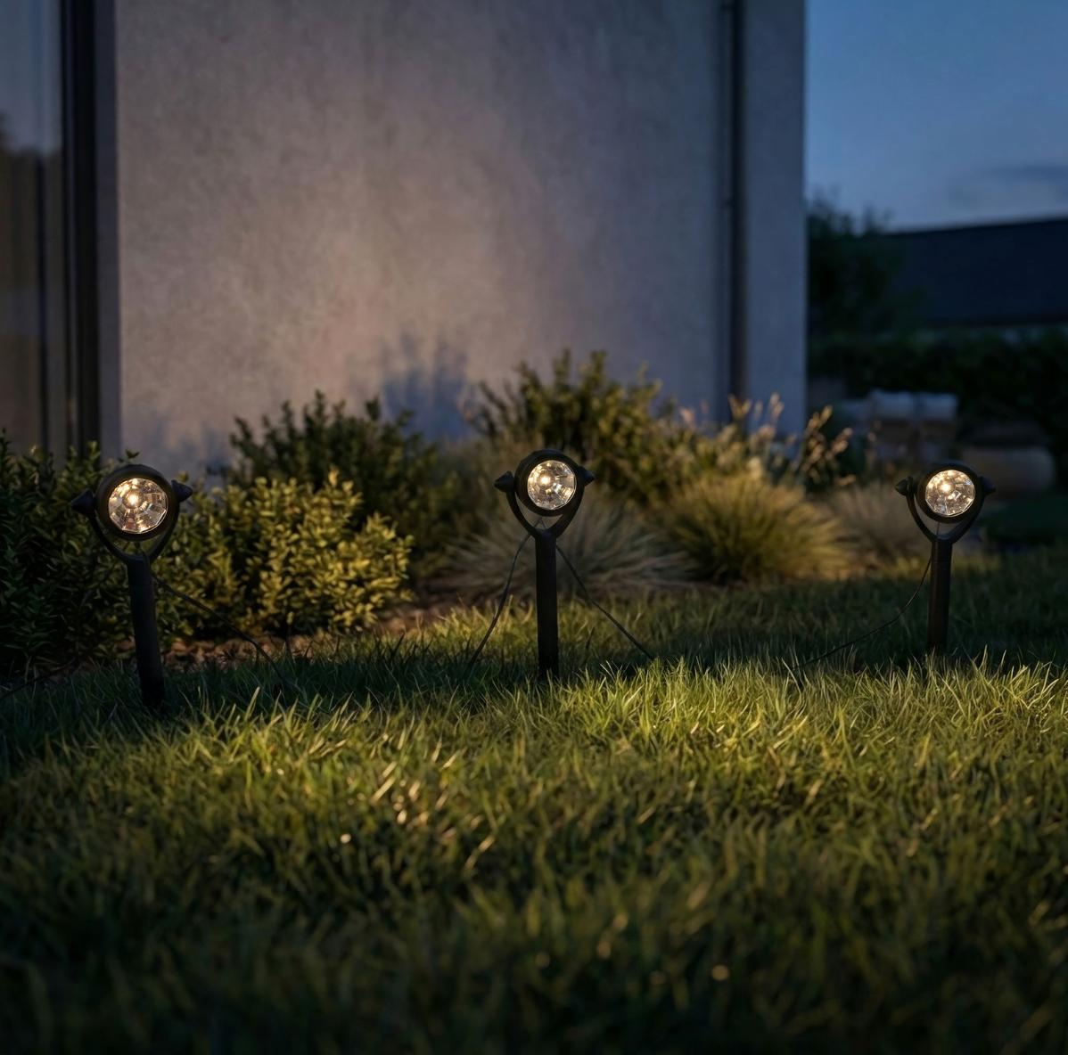 Gartenlampen mit Solar - 3 Stk.