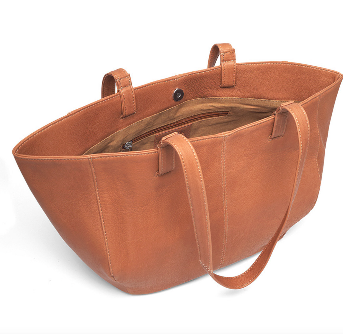 Shopper Aura – Cognac-Leder