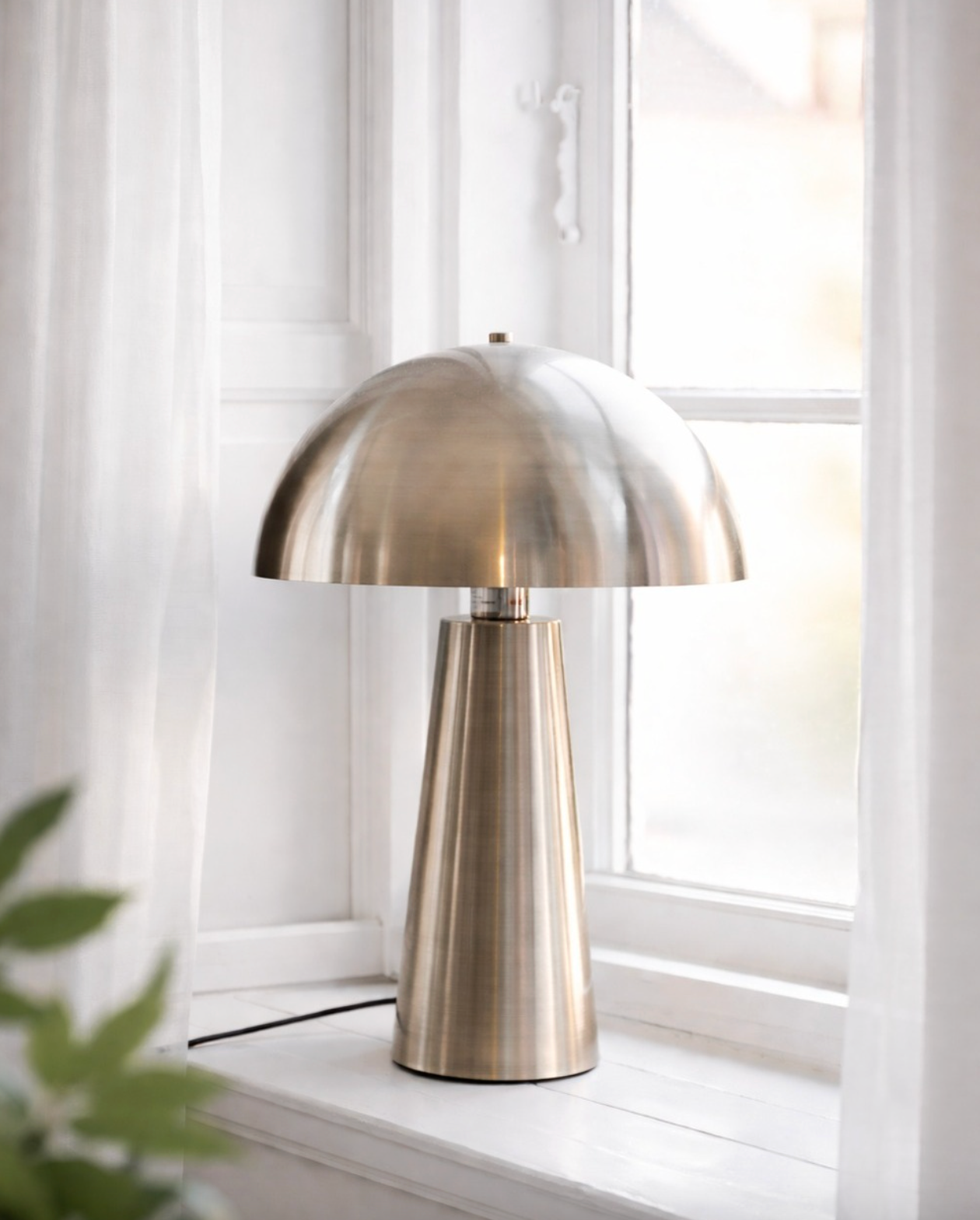Große Tischlampe - Gold