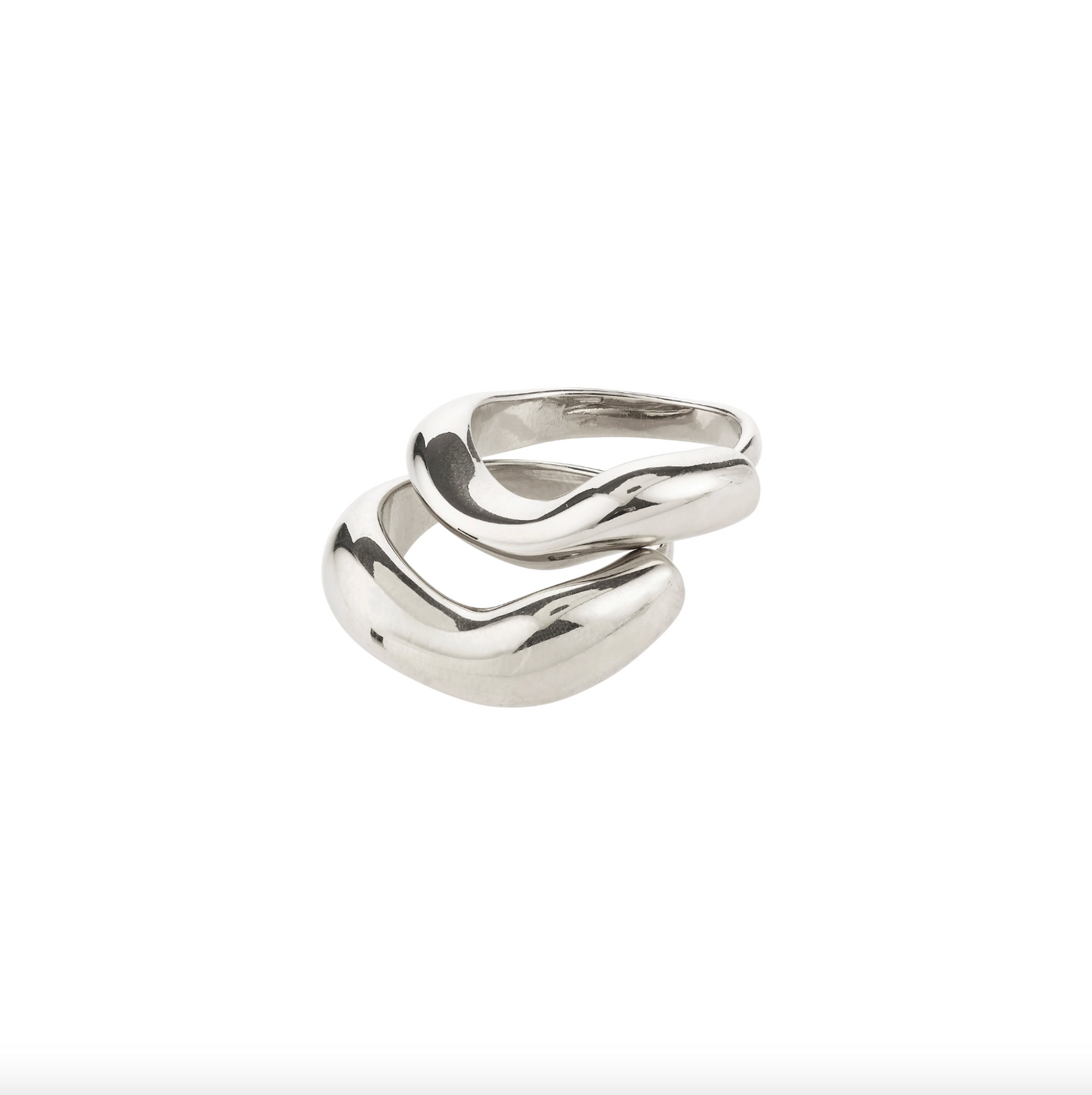 Ring - 2-in-1 Set silberbeschichtet
