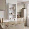 Regal mit 3 Ablagen - Offwhite