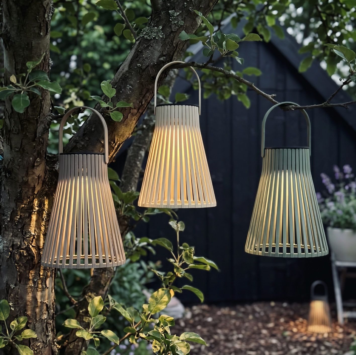 Solar-Laterne 14 cm - mehrere Farboptionen