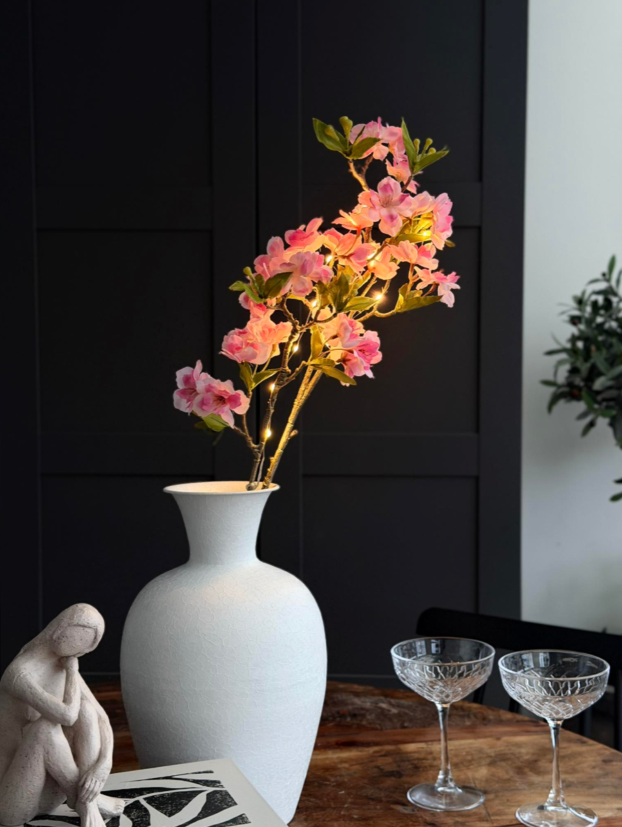 Kirschzweig mit Licht - Rosa