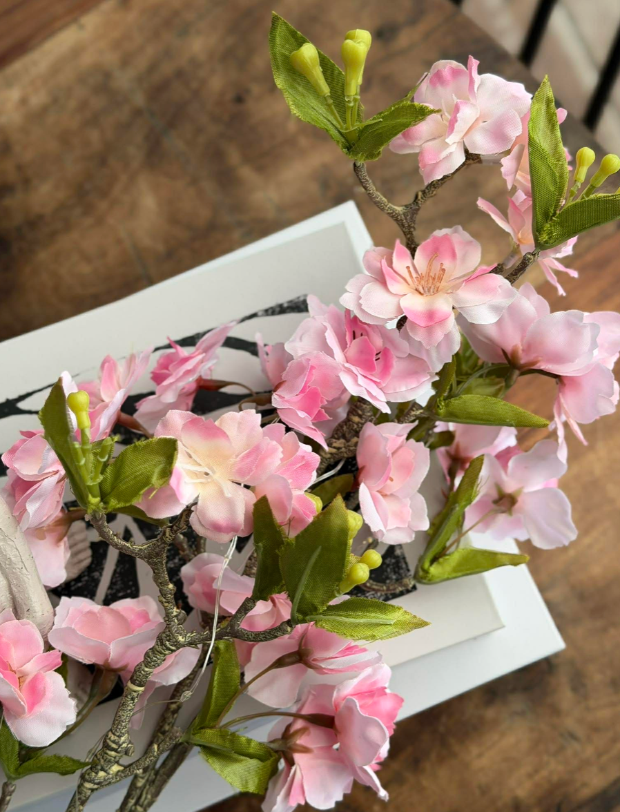 Kirschzweig mit Licht - Rosa