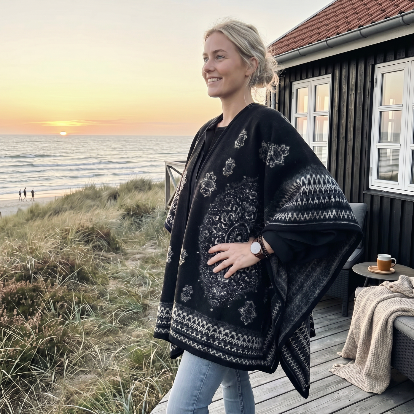 Poncho Schwarz Boheme