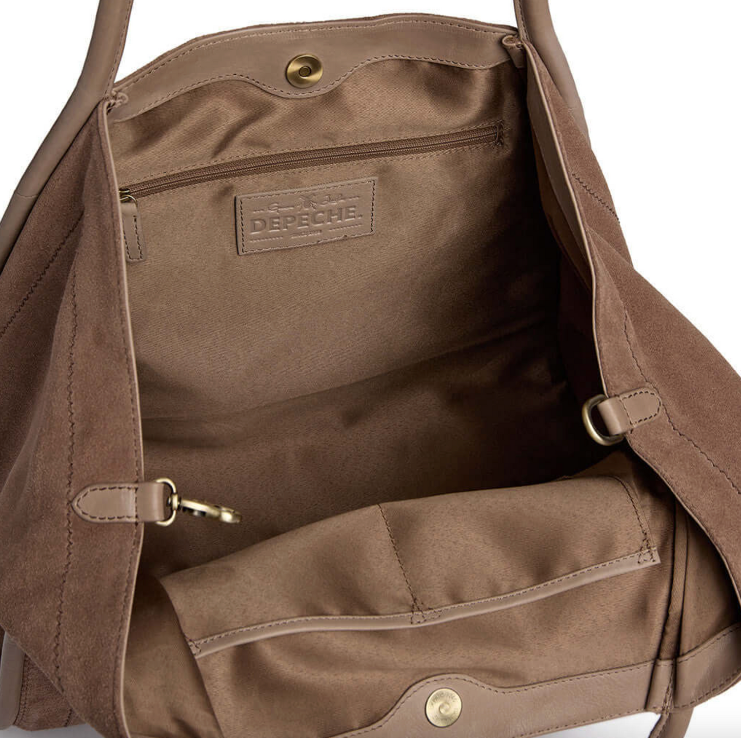 Shopper Wildleder - Taupe
