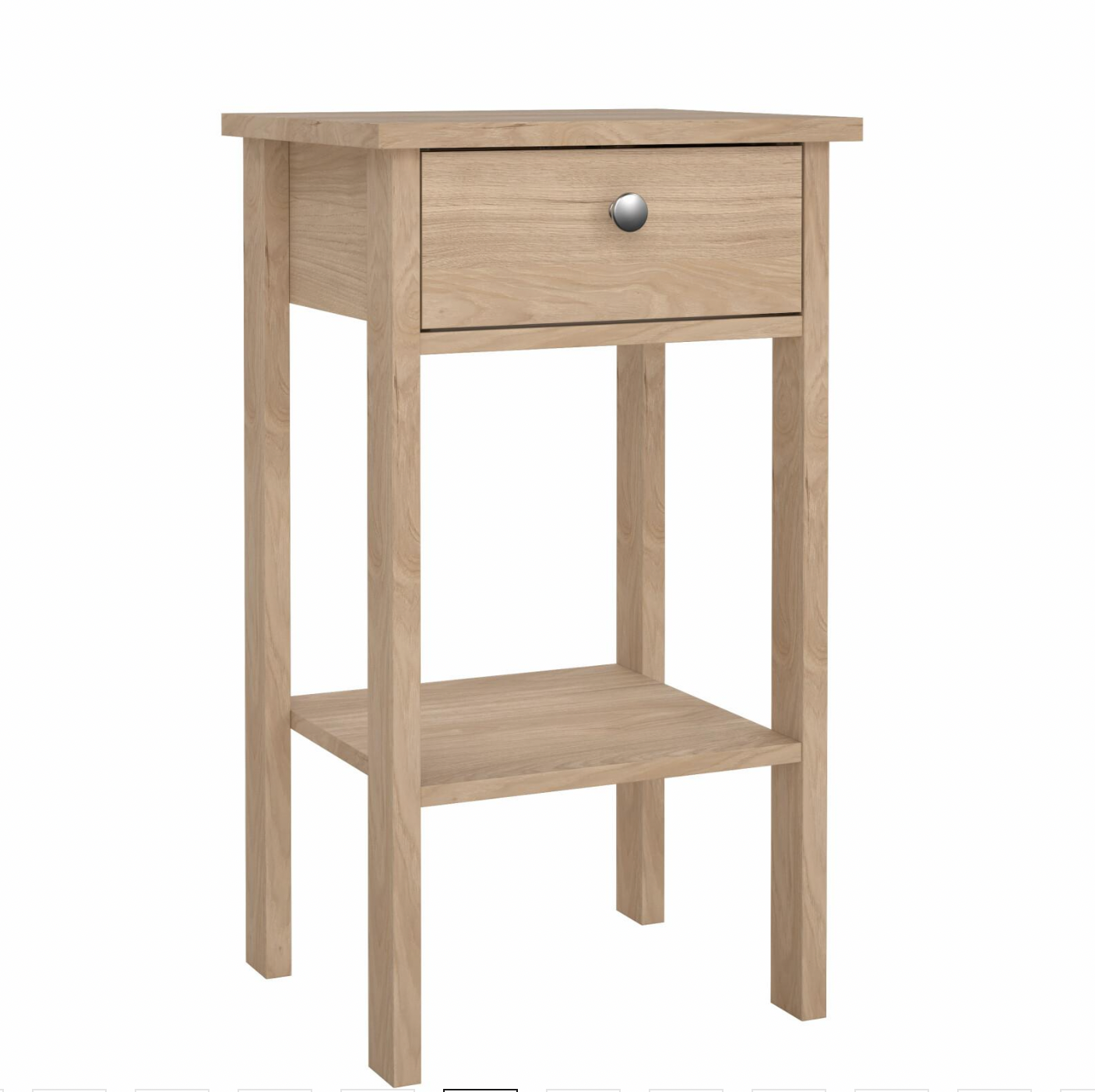 Tisch mit Schublade und Ablage - Holzoptik