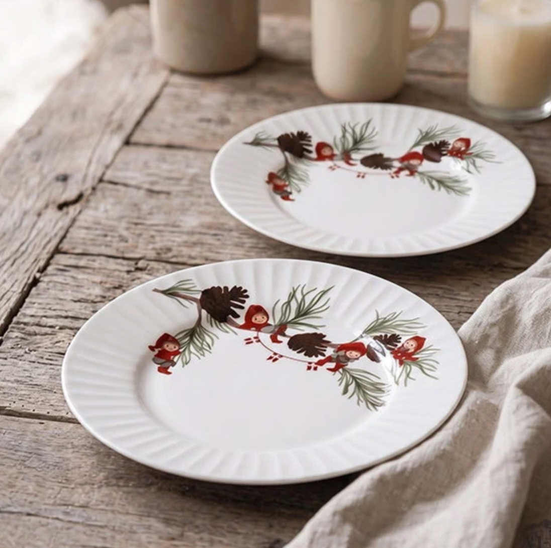 Weihnachtsteller - Set mit 2 Stück.