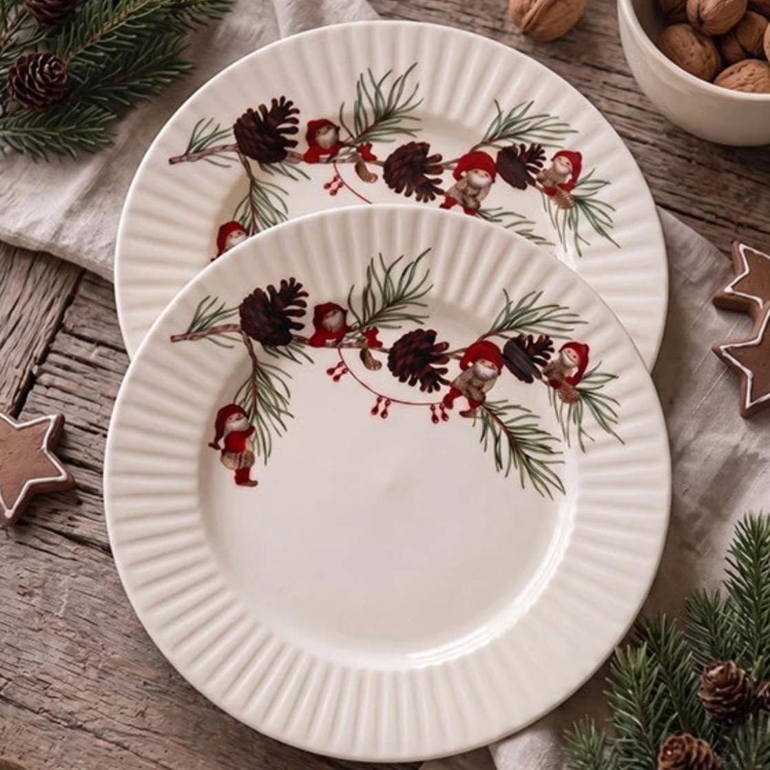 Weihnachtsteller - Set mit 2 Stück.