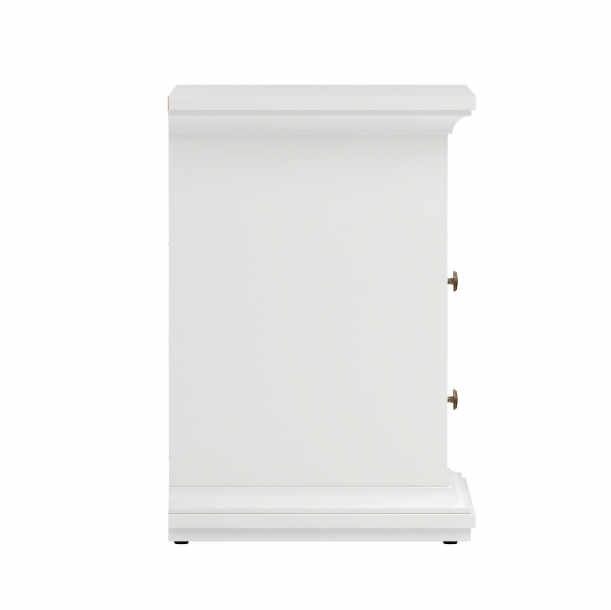 Nachttisch Paris White – 2 Schubladen