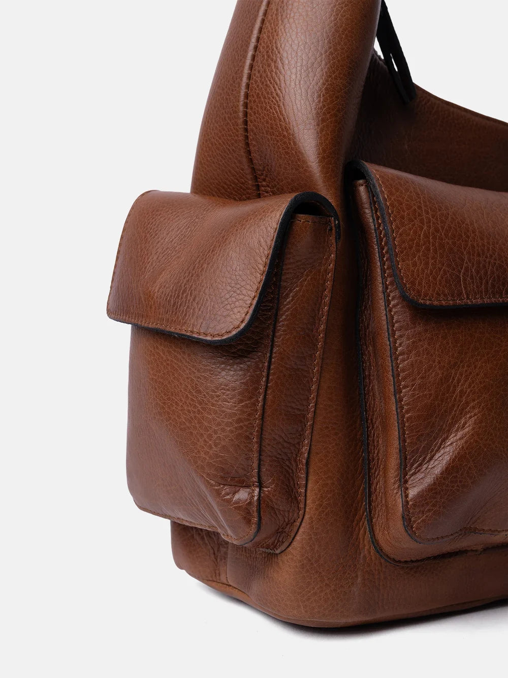 Schultertasche Big - Walnut