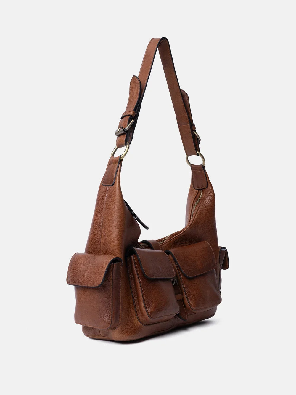 Schultertasche - Walnut