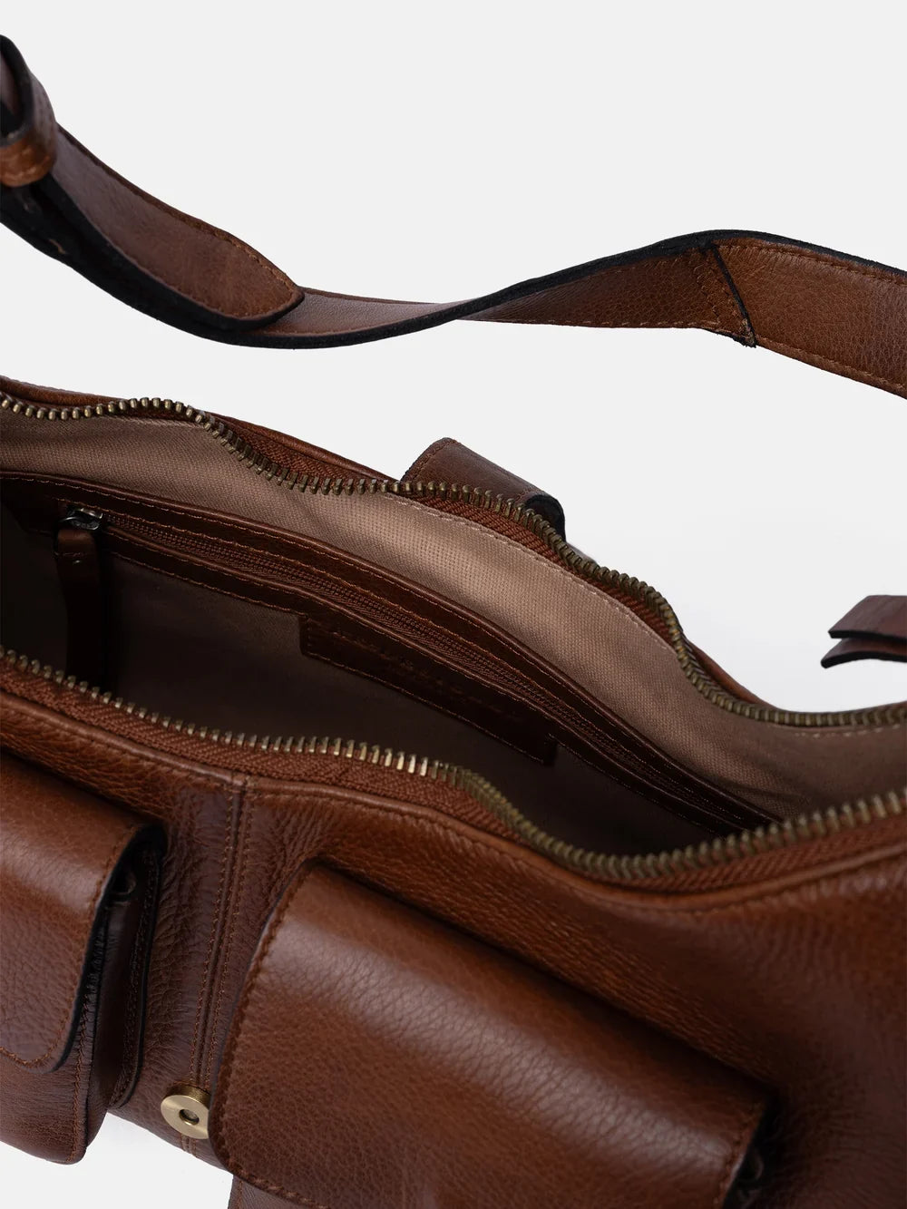 Schultertasche - Walnut