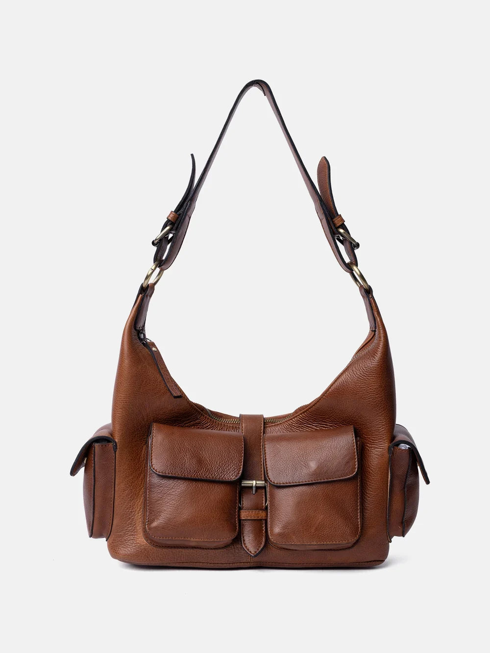 Schultertasche - Walnut