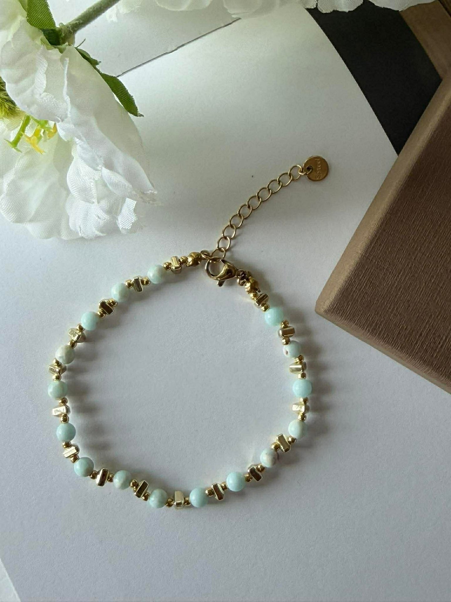 Armband TILDE - Naturstein - Jadegrün