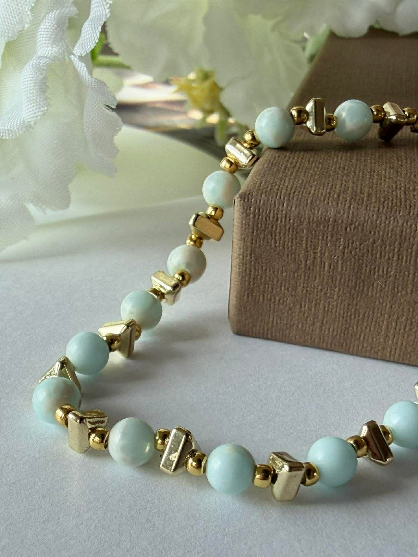 Armband TILDE - Naturstein - Jadegrün