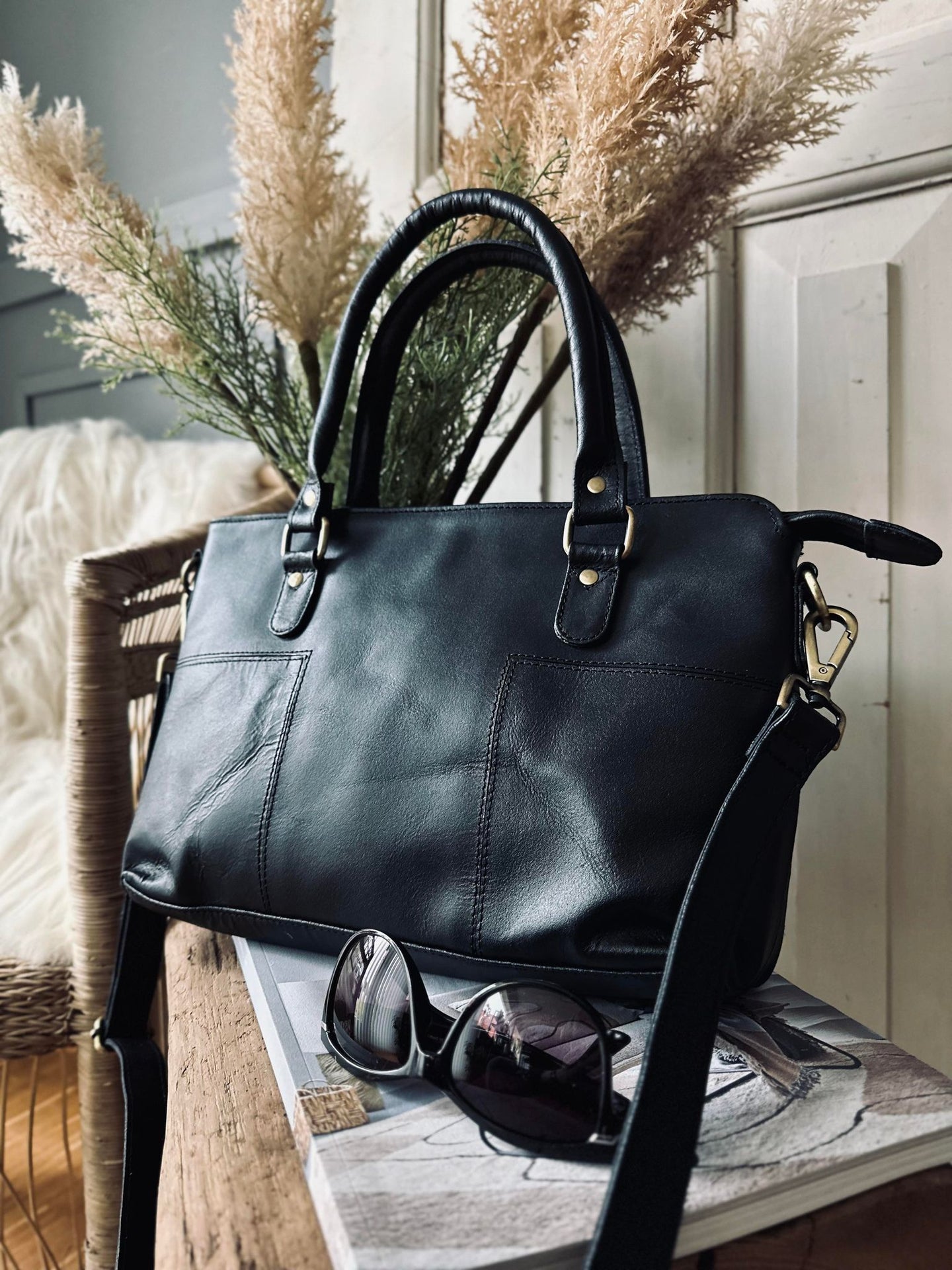 Shopper / Arbeitstasche Tessa - Schwarz