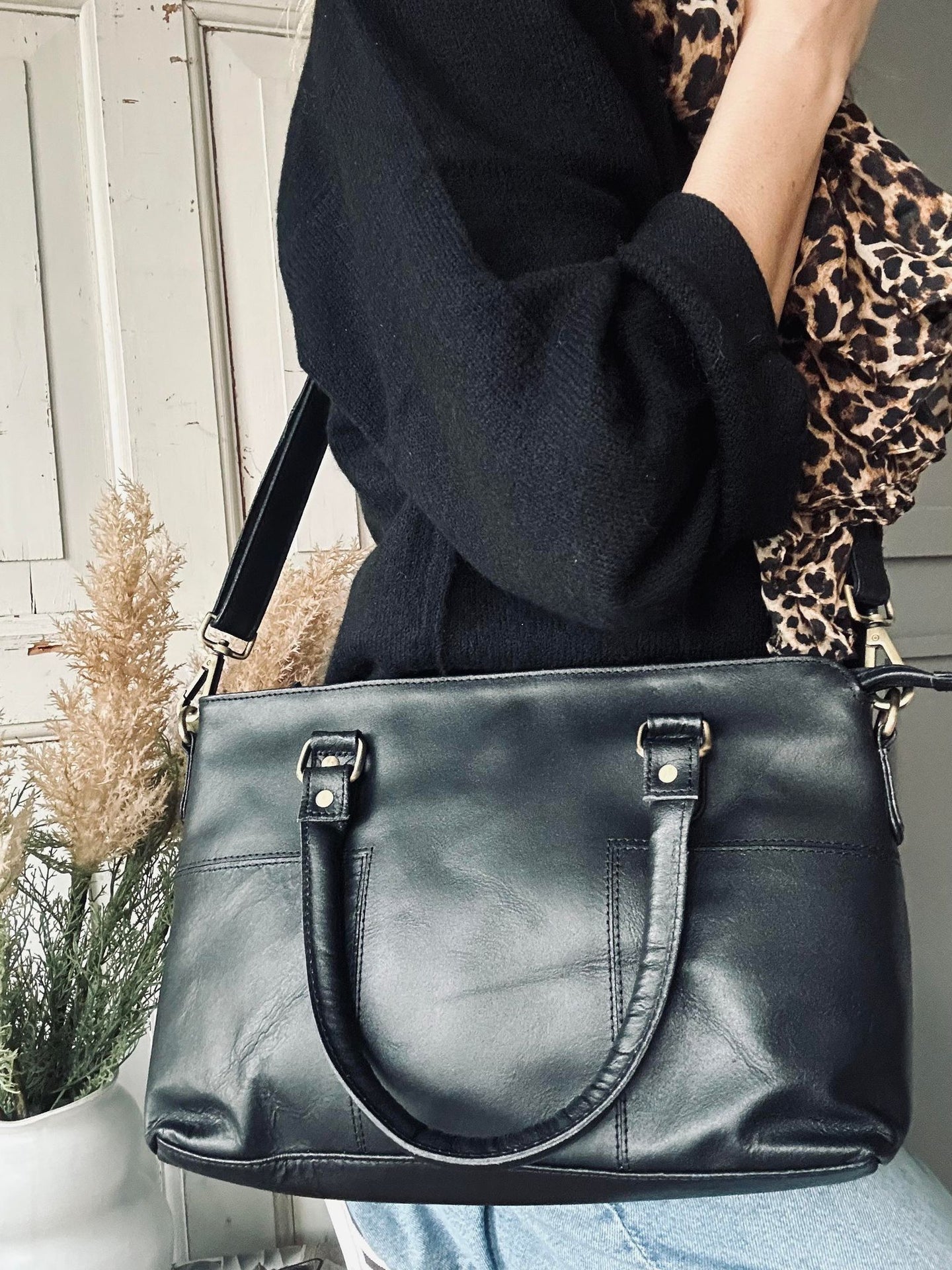 Shopper / Arbeitstasche Tessa - Schwarz