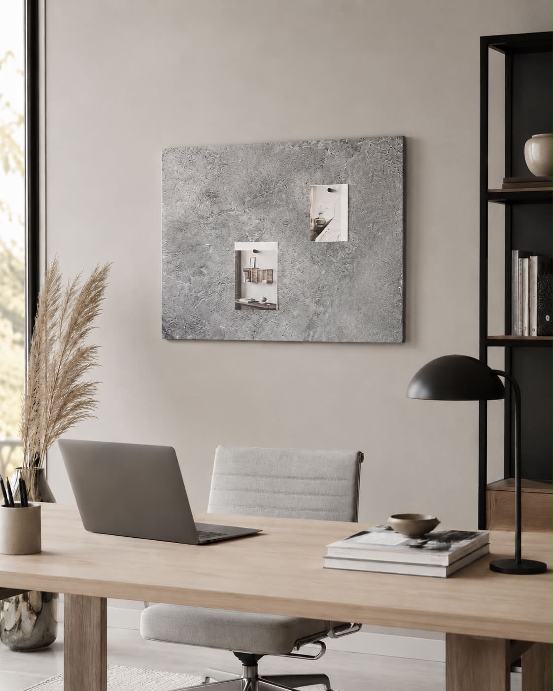 Magnettafel 40x60 - Beton-Look