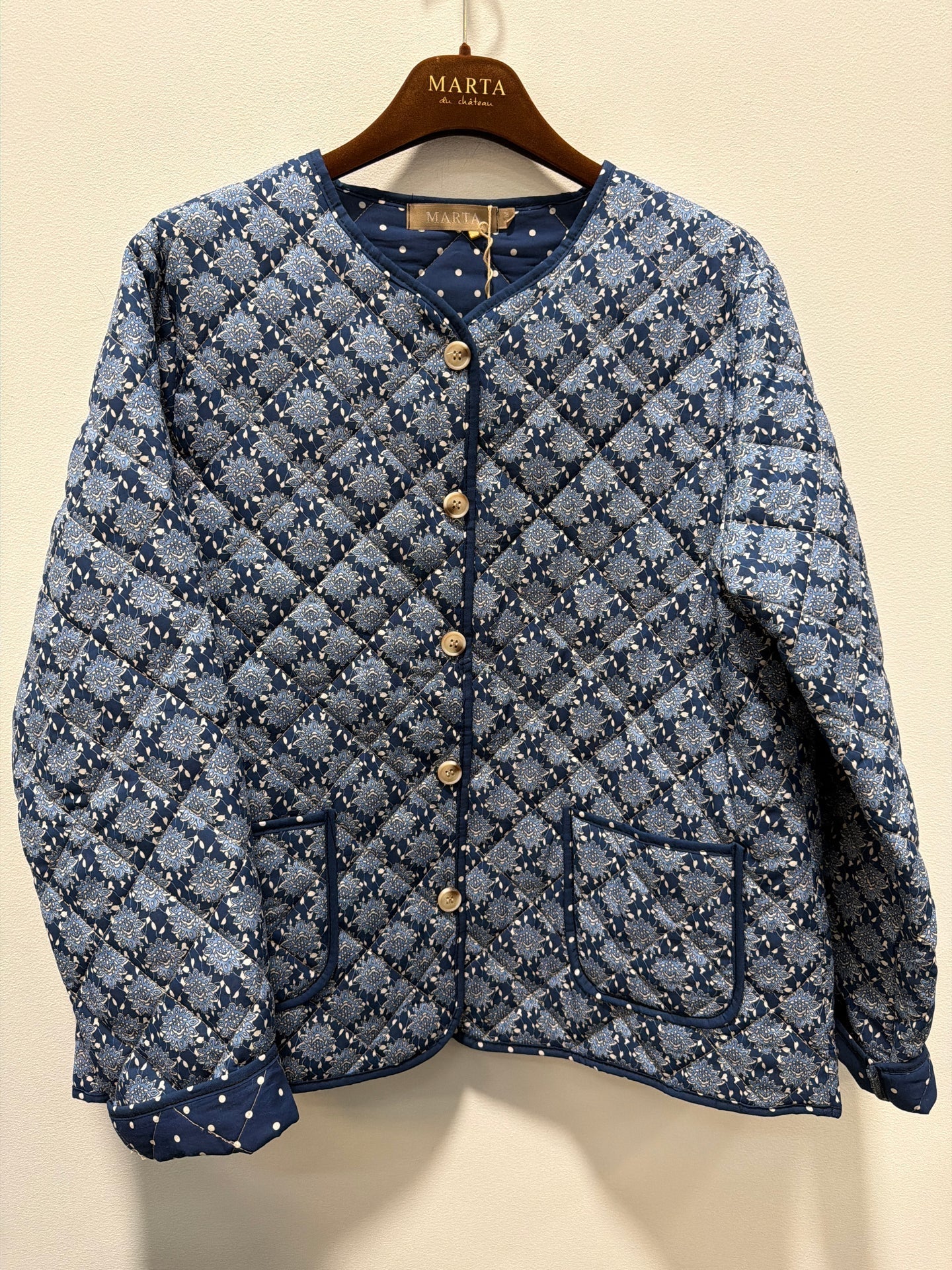 Quilt-Jacke - Avril navy