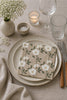 Servietten beige flower - 20 Stk
