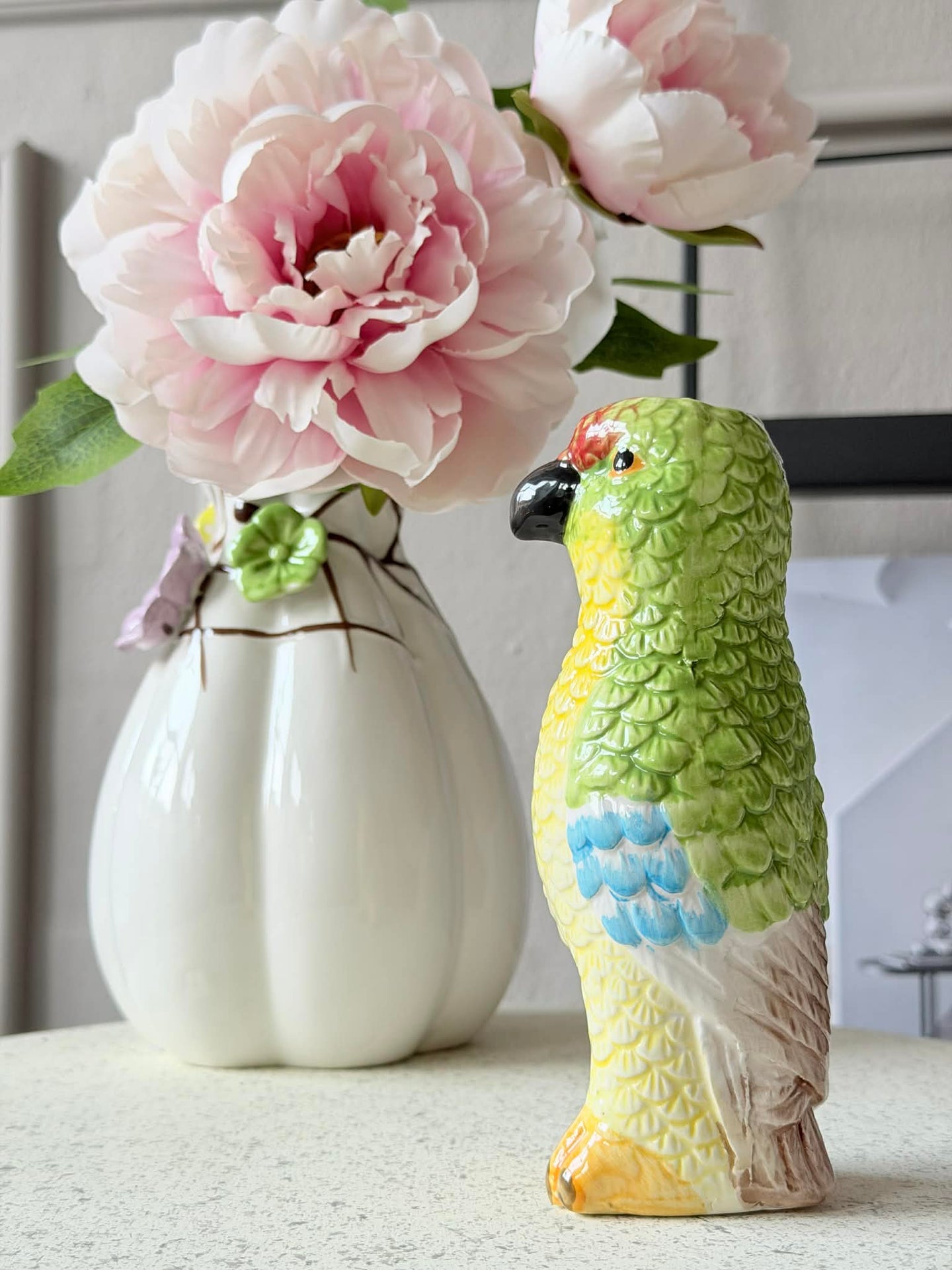 Vase Papagei