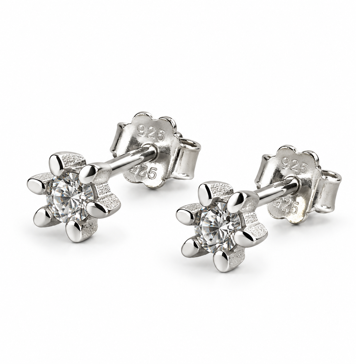 Ohrstecker GIA - Sterling Silber