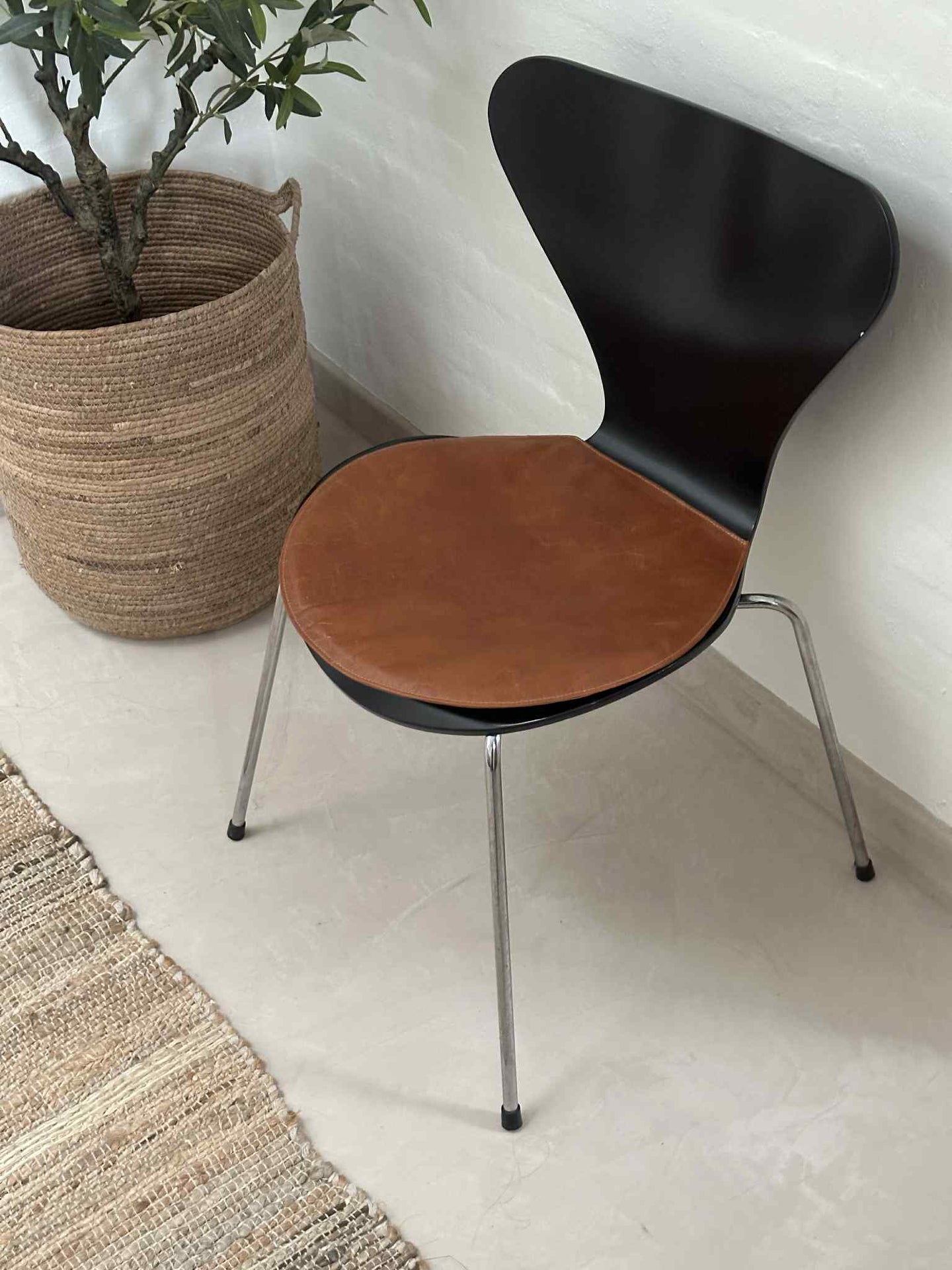Lederkissen Cognac - Modell 7