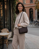 Elegante Crossover - Dark brown – Kalbsleder
