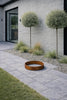 Ring für Spiegelbecken - Ø 33 Corten Rost