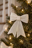 Schleife Glitter - White