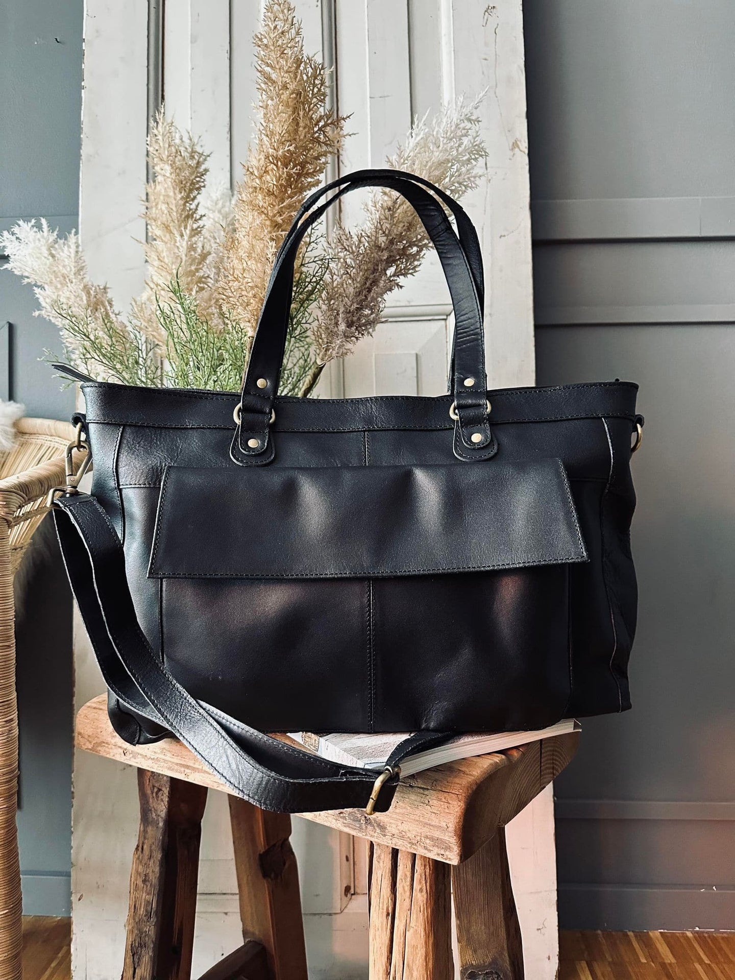 Arbejdstaske / Shopper JADA Black - VIAMAJA.DK