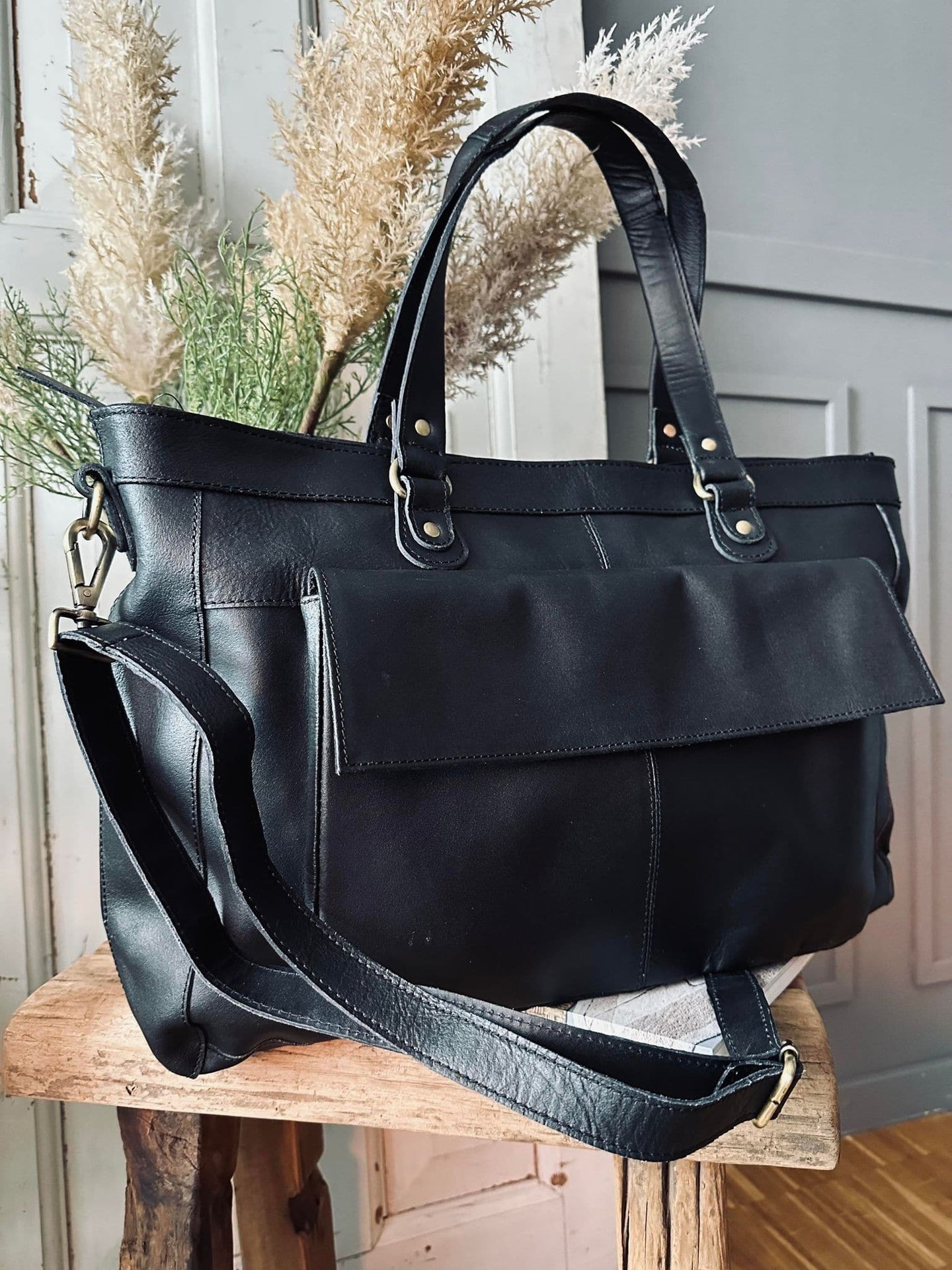 Arbejdstaske / Shopper JADA Black - VIAMAJA.DK