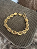 Armband Chunky vergoldet - Wasserfest