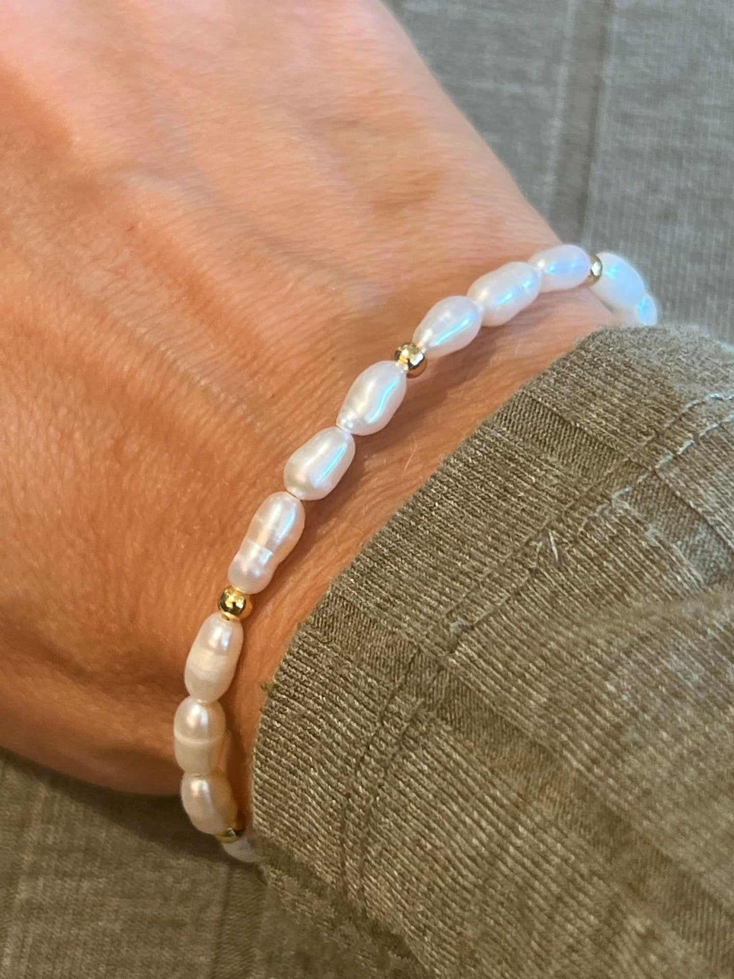 Armbånd Isla - Sæt af 2 armbånd 18K forgyldt - VIAMAJA.DK