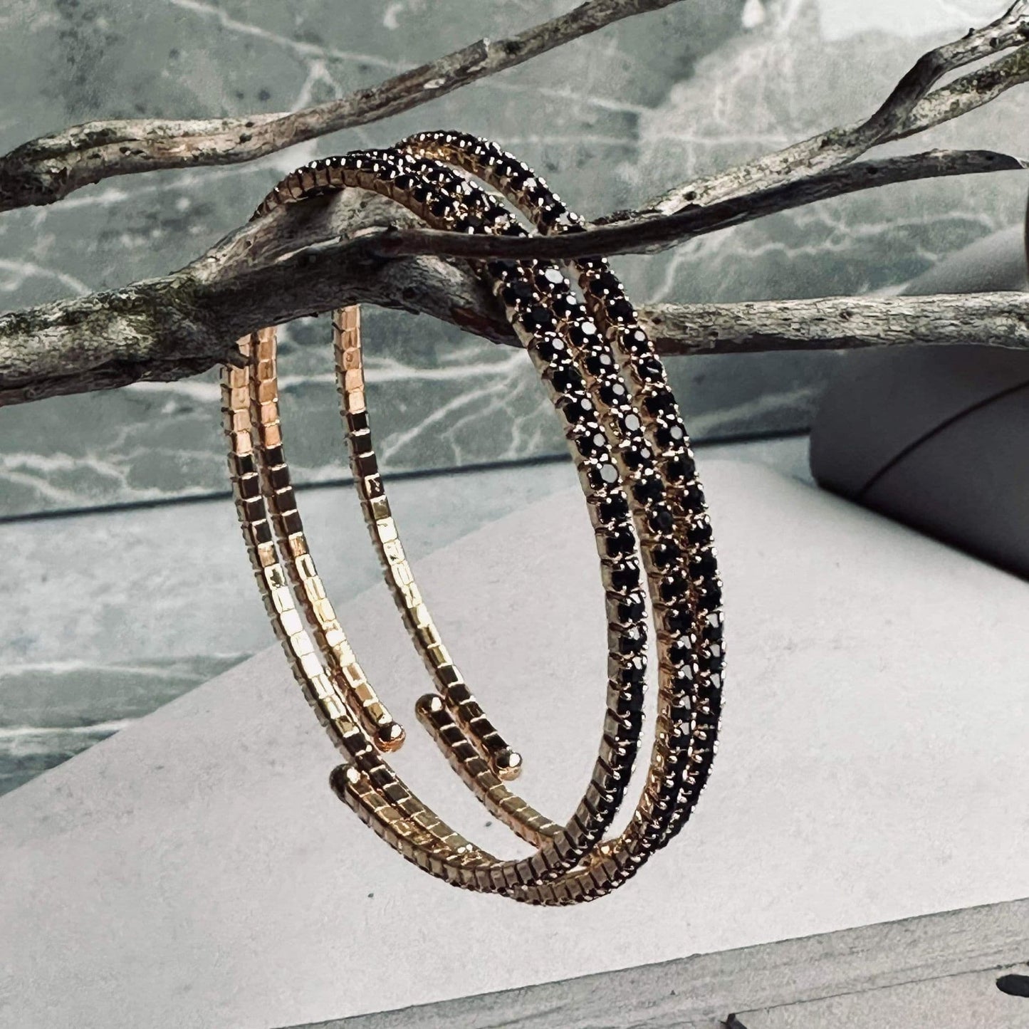 Armbånd Judith - Black - VIAMAJA.DK