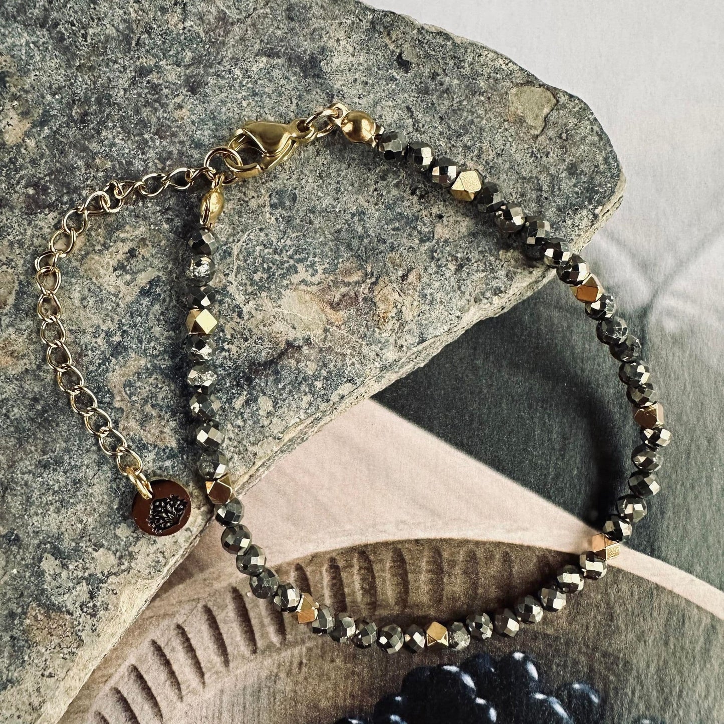 Armbånd Liv Pyrit - VIAMAJA.DK