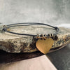 Armband mit gebürstetem Herz