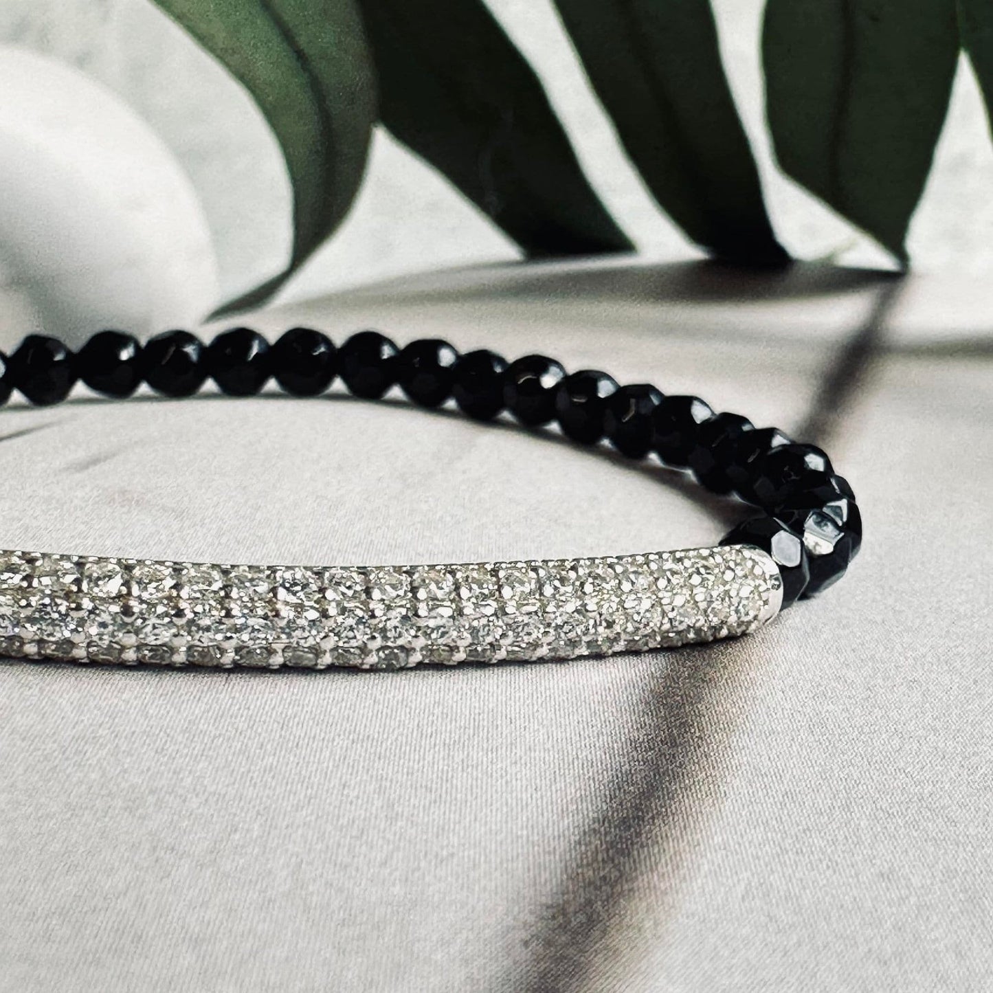 Armbånd Maja ONYX m. sterling silver - VIAMAJA.DK