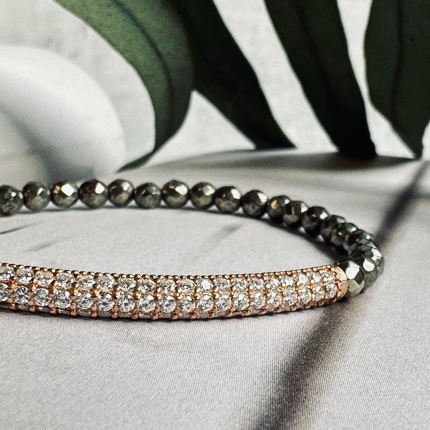 Armbånd Maja PYRIT m. forgyldt sterling silver - VIAMAJA.DK