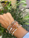 Armband MICHELLE Natur – Set mit 5 Armbändern
