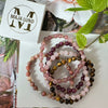 Armband Mollie – Natur / Rosé-Mix