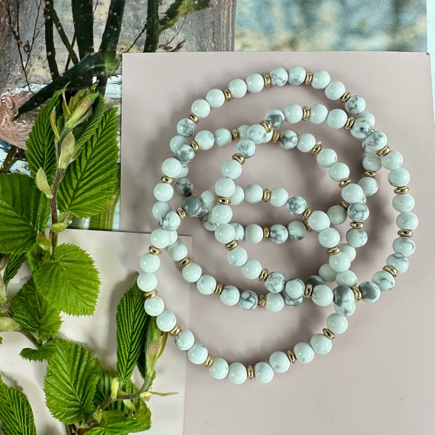 Armbånd Mollie – White / Grey - VIAMAJA.DK