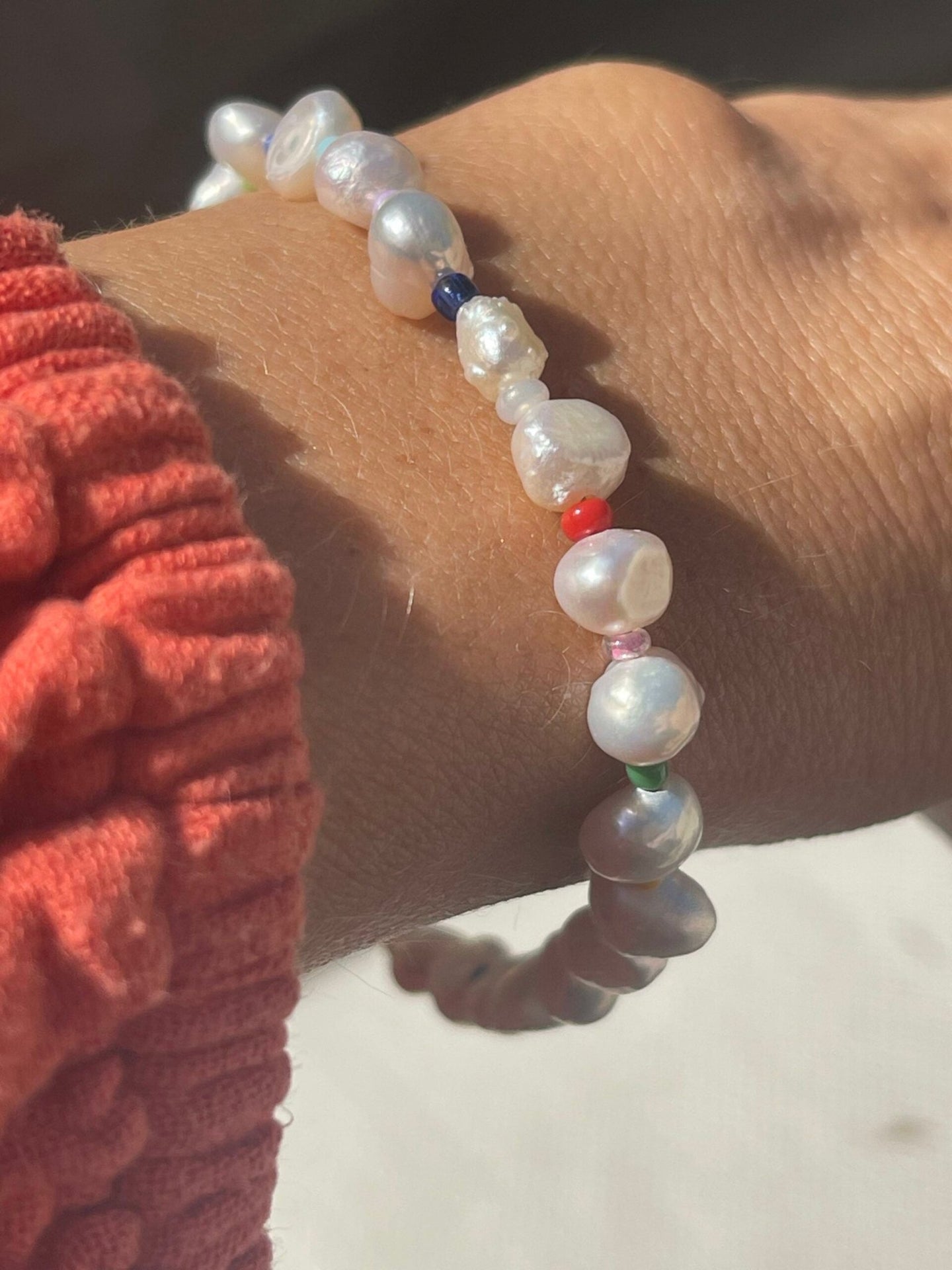 Armbånd Summer med ferskvandsperler - VIAMAJA.DK