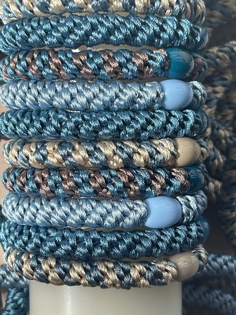 Haargummis Supreme Sky blue - 4 Stk.