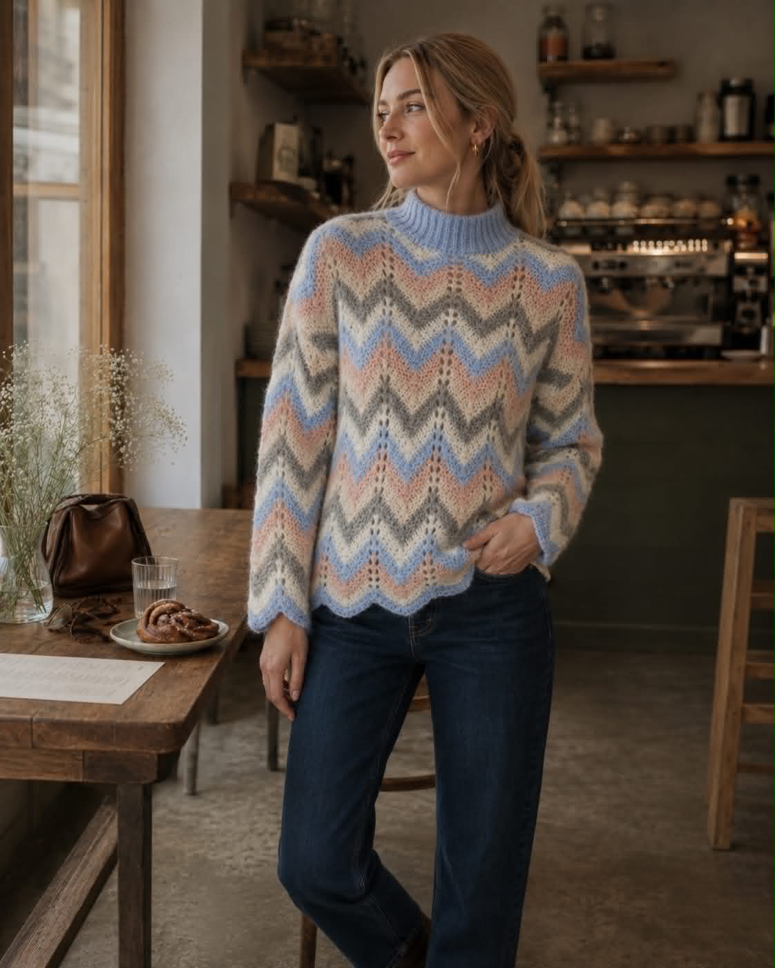 Strick – Onesize Skyblue