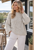 Strick Bouclé beige