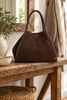 Shopper Wildleder - Choko