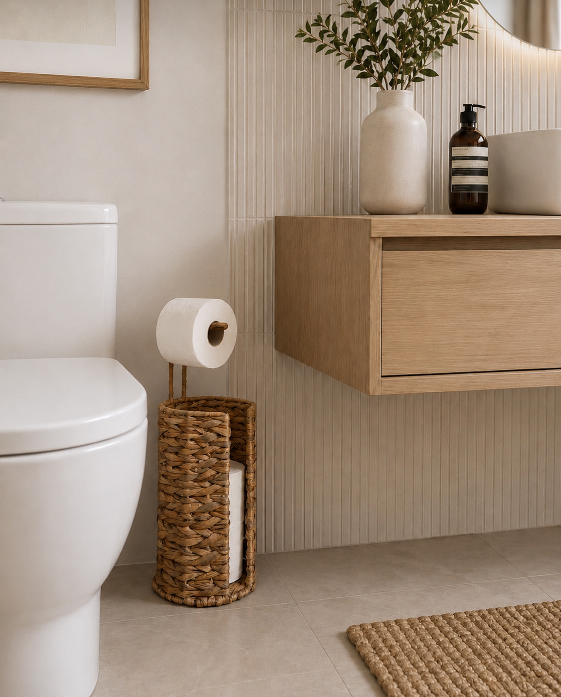 Toilettenpapierhalter – Wasserhyazinthe